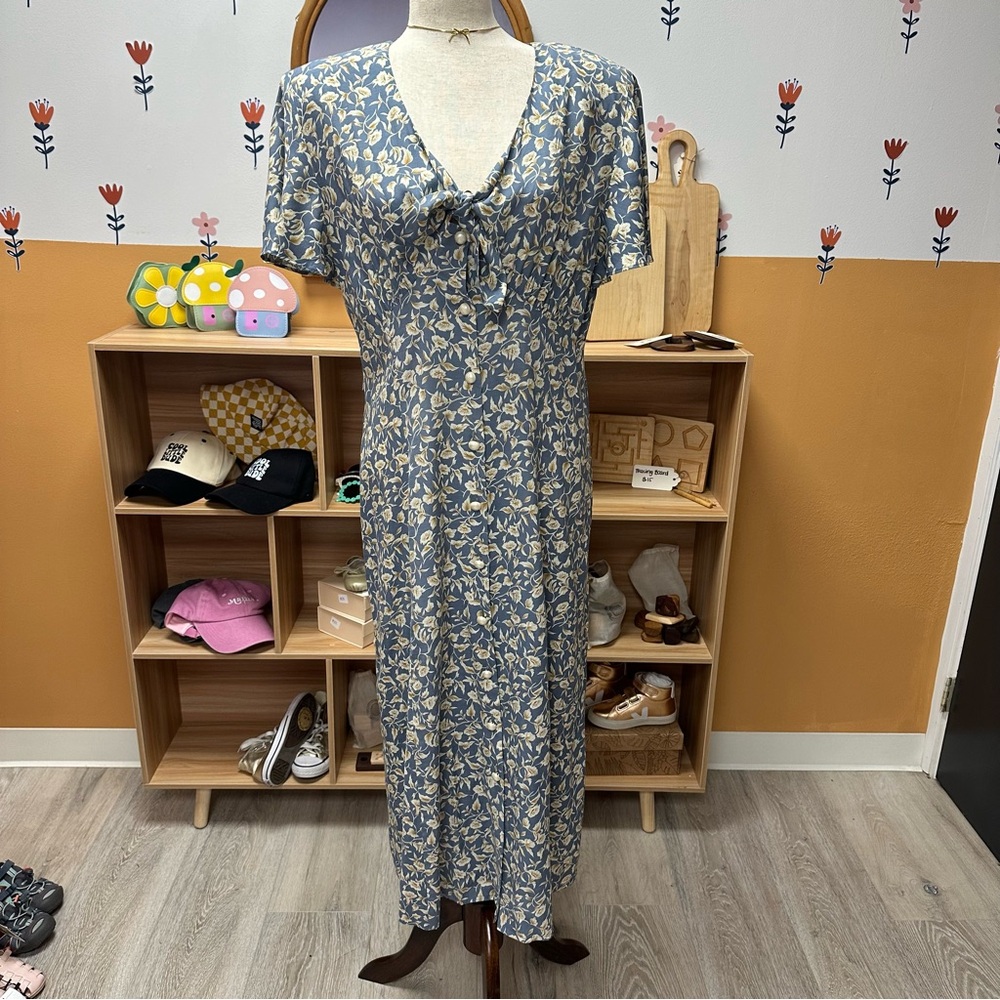 Vintage Caroline Wells Collection Cottagecore floral dress